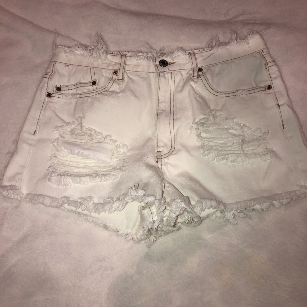 Forever 21 high wasted denim shorts